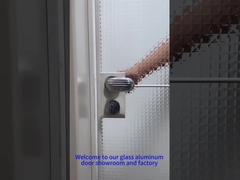 Alüminyum oda kapısı olan cam