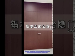 Tam alüminyum ahşap kapı