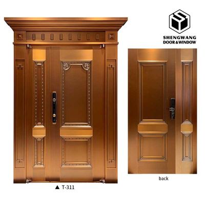 Villa ve Ev İçin Güvenli Alüminyum Bahçe Kapısı Kilitleme Metal Bahçe Kapısı