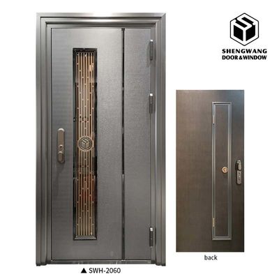 PVC HPL Finish İçeride Alüminyum Kapılar OEM ODM Ev İçin Ses Kanıtlı Kapılar