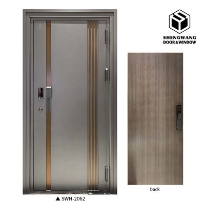 Altın Alüminyumlu PU Boya OEM için oda kapısı İç yangın kapıları