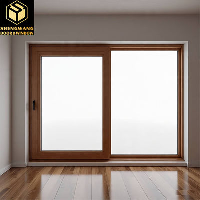 Villa Push Pull Perde Duvar Pencere Şeffaf Alüminyum Pencere Kaydırıcı Çerçeve