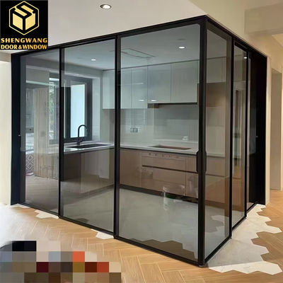 Oturma Salonu Yatak Odası Alüminyum Cam Sarmal Kapı Sarmal Alüminyum Kapılar 35 - 45mm