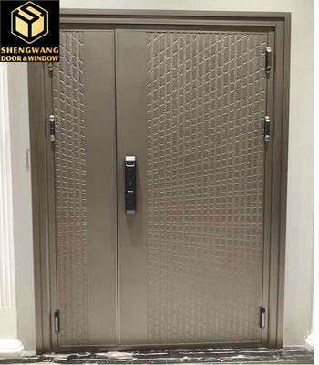 Altın Alüminyumlu PU Boya OEM için oda kapısı İç yangın kapıları